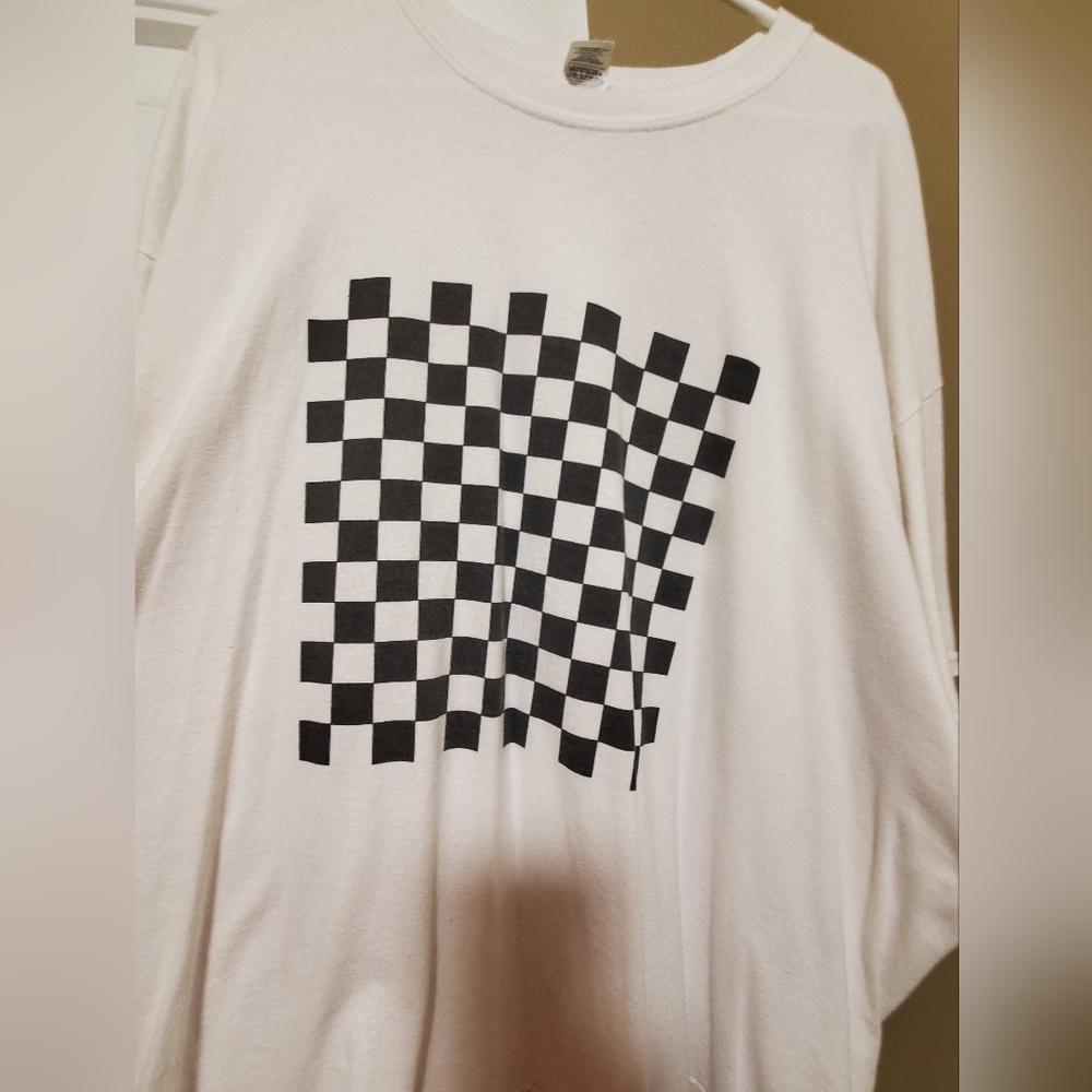 Plus Size Checkerboard shirt